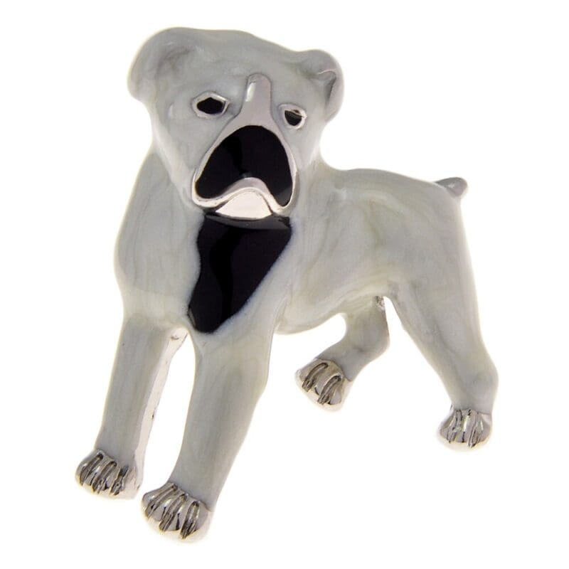 broche chien stupeur béate