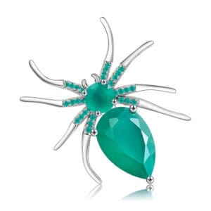 Broche Araignée En Cristal Pour Ventre - Accessoire Gothique, Bijou Halloween, Décoration Vêtement