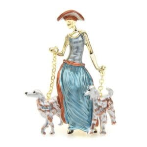 Broche Chien <br>Promenade Mondaine