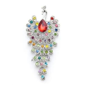 Broche Oiseau <br>Robe Multicolore