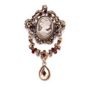 Broche Camée<br> Antique Perlée